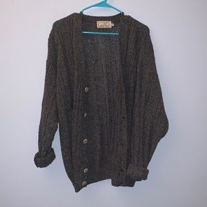 Oversized knit sweater